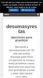 Mobile Screenshot of desumasyrestas.com